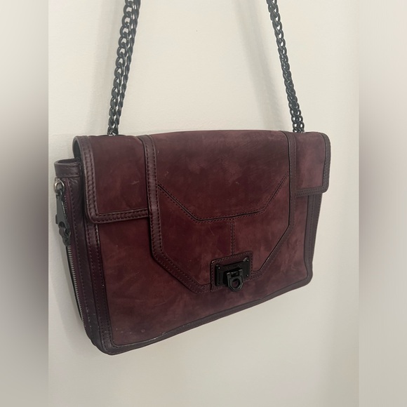 Rebecca Minkoff Collection Allie Suede Purse - Picture 15 of 16